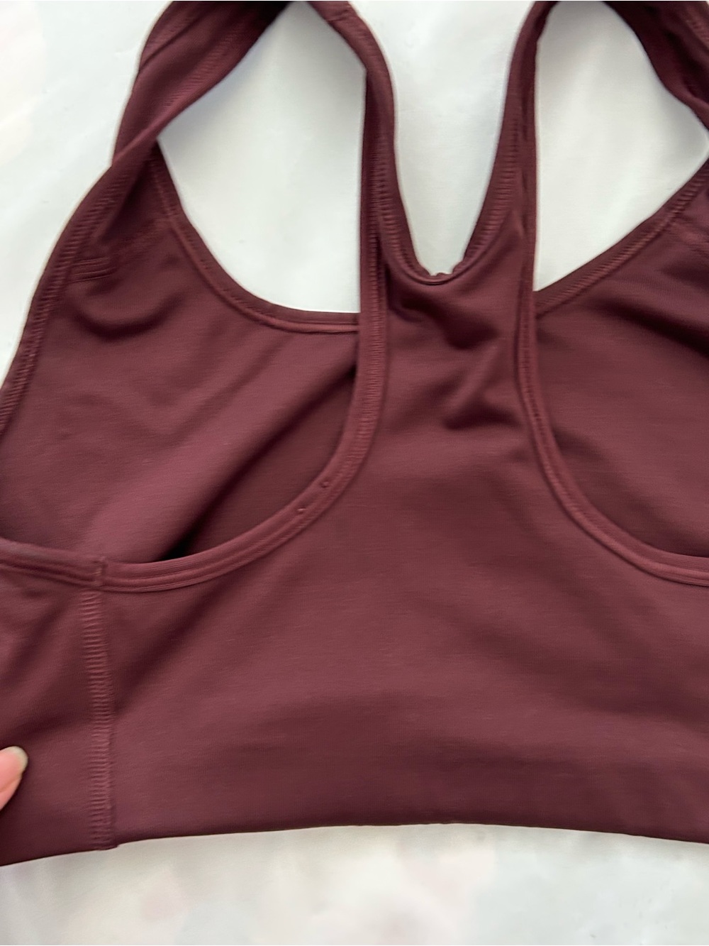 Nike maroon sports bra xs - Picture 3 of 11